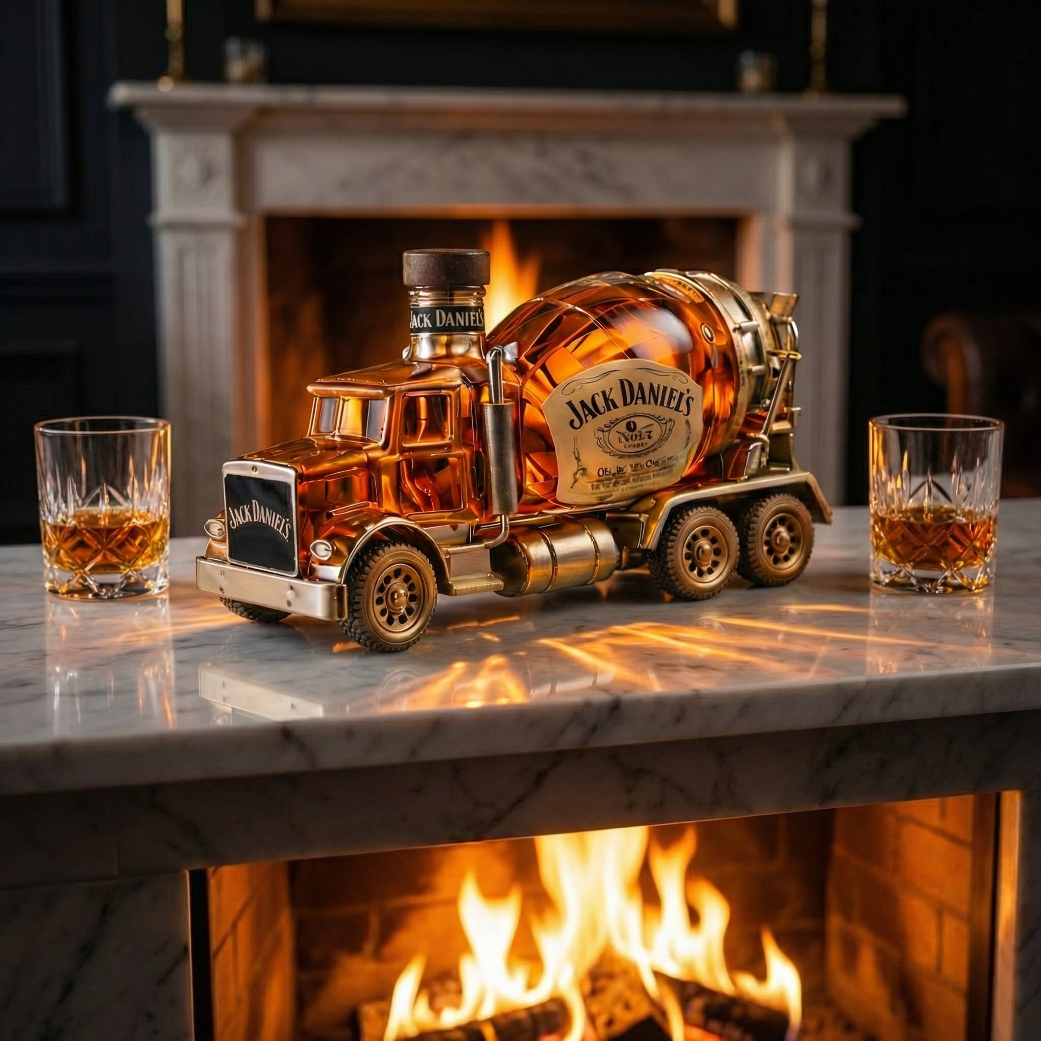 Whiskykaraffel – Lastbil-udgave