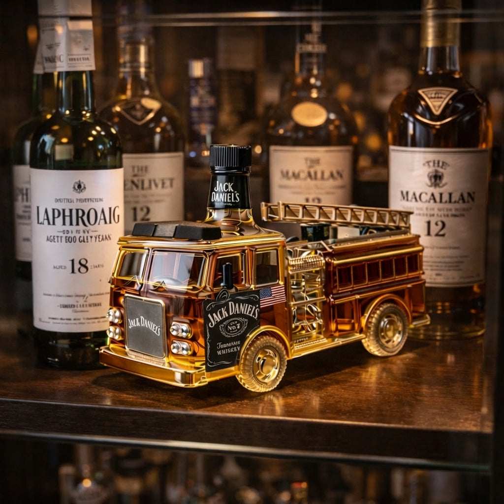 Whiskykaraffel – Brandmand-udgave