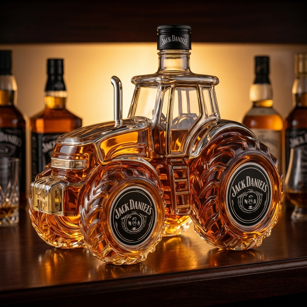 Whiskykaraffel – Specialudgave Traktor
