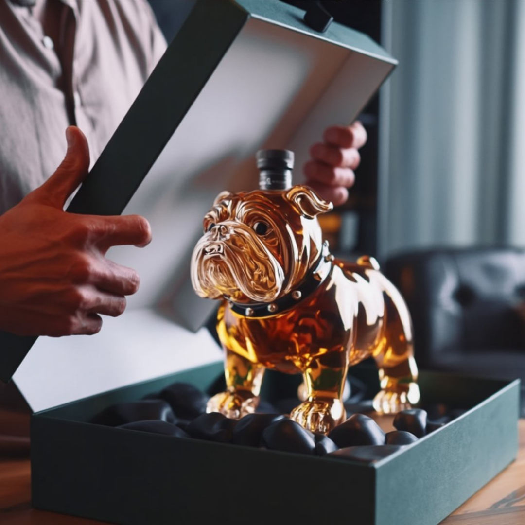Whiskykaraffel – Bulldog-udgave