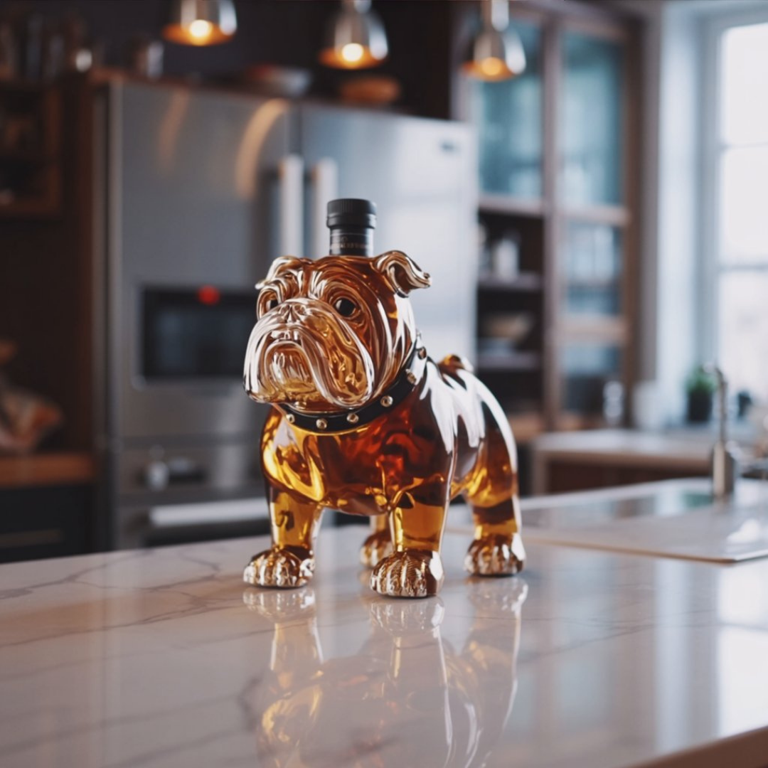 Whiskykaraffel – Bulldog-udgave