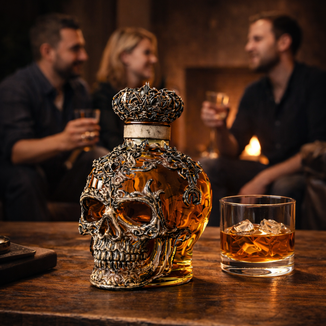 Whiskykaraffel – Kranie-udgave