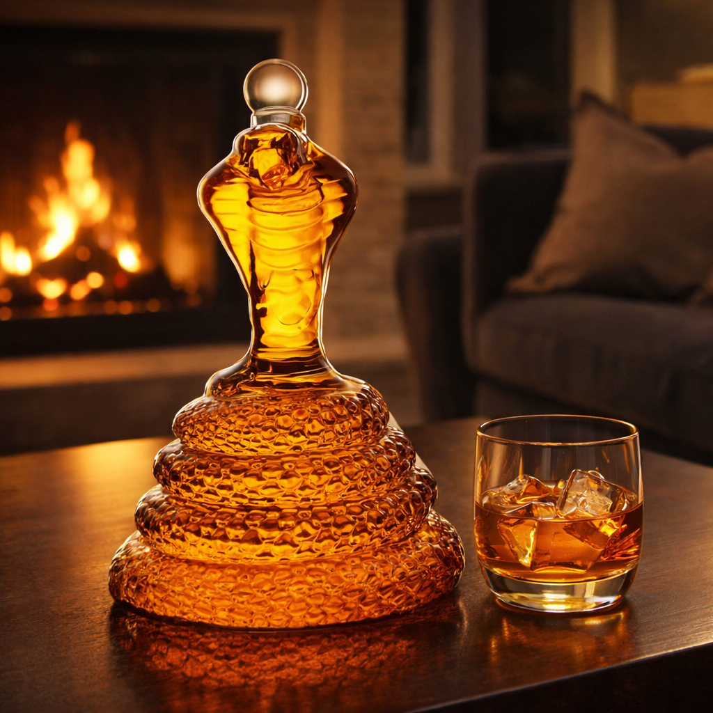 Whiskykaraffel – Kobra-udgave