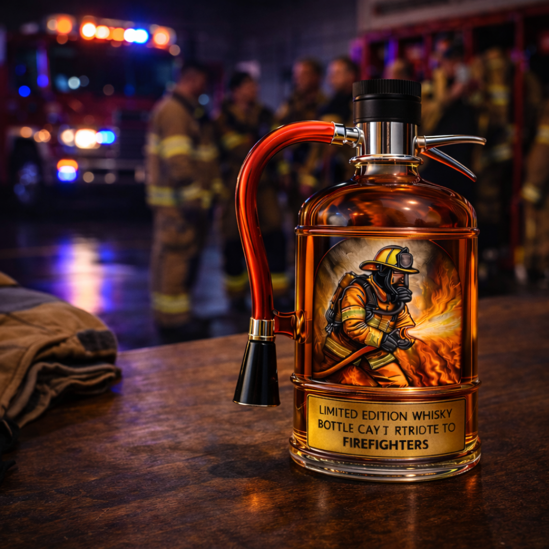 Whiskykaraffel – Brandslukker-udgave