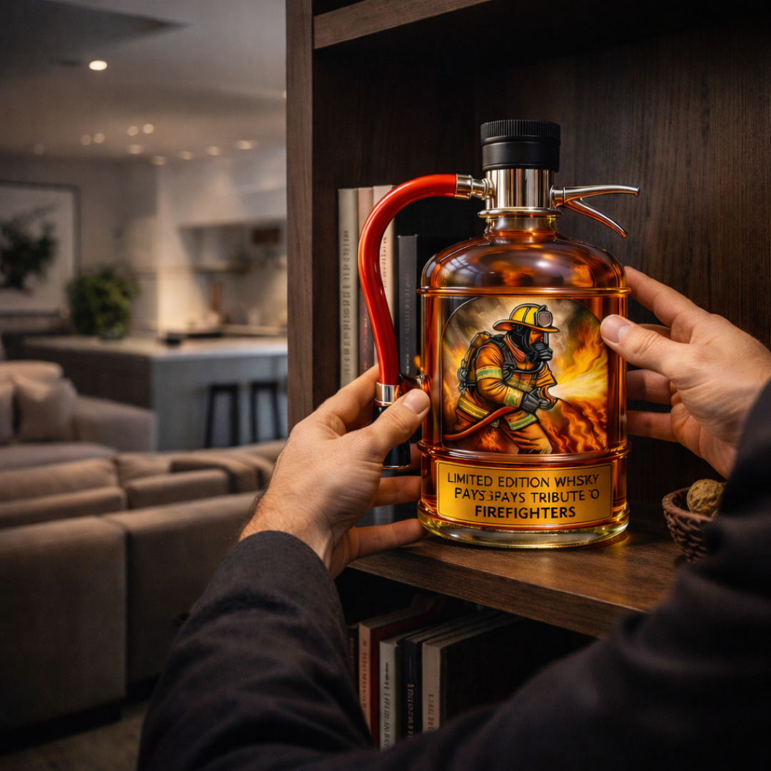 Whiskykaraffel – Brandslukker-udgave