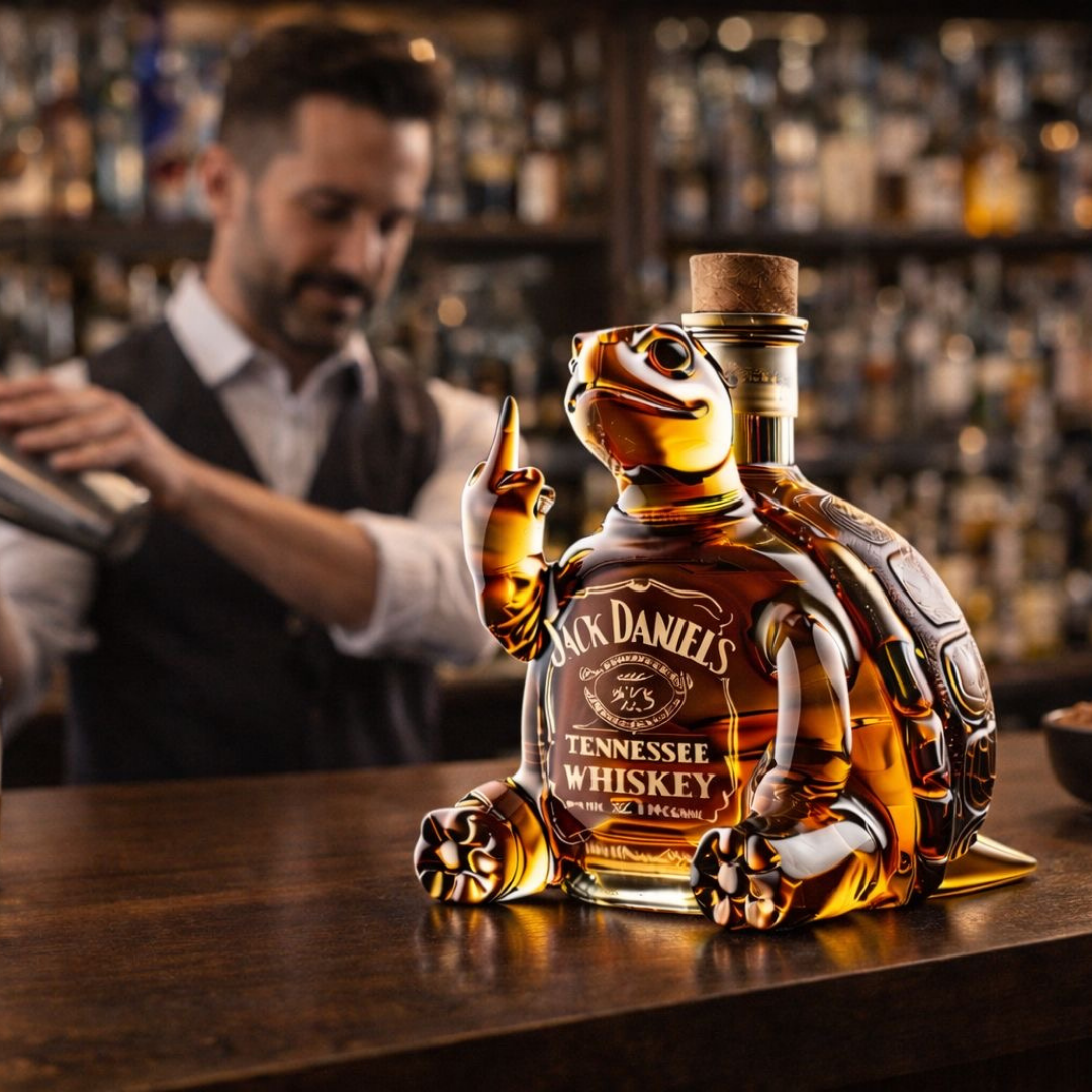 Whiskykaraffel – Skildpadde-udgave