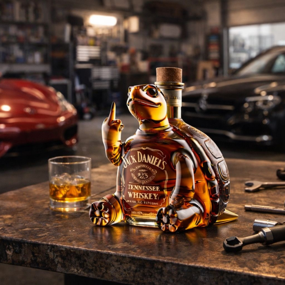 Whiskykaraffel – Skildpadde-udgave