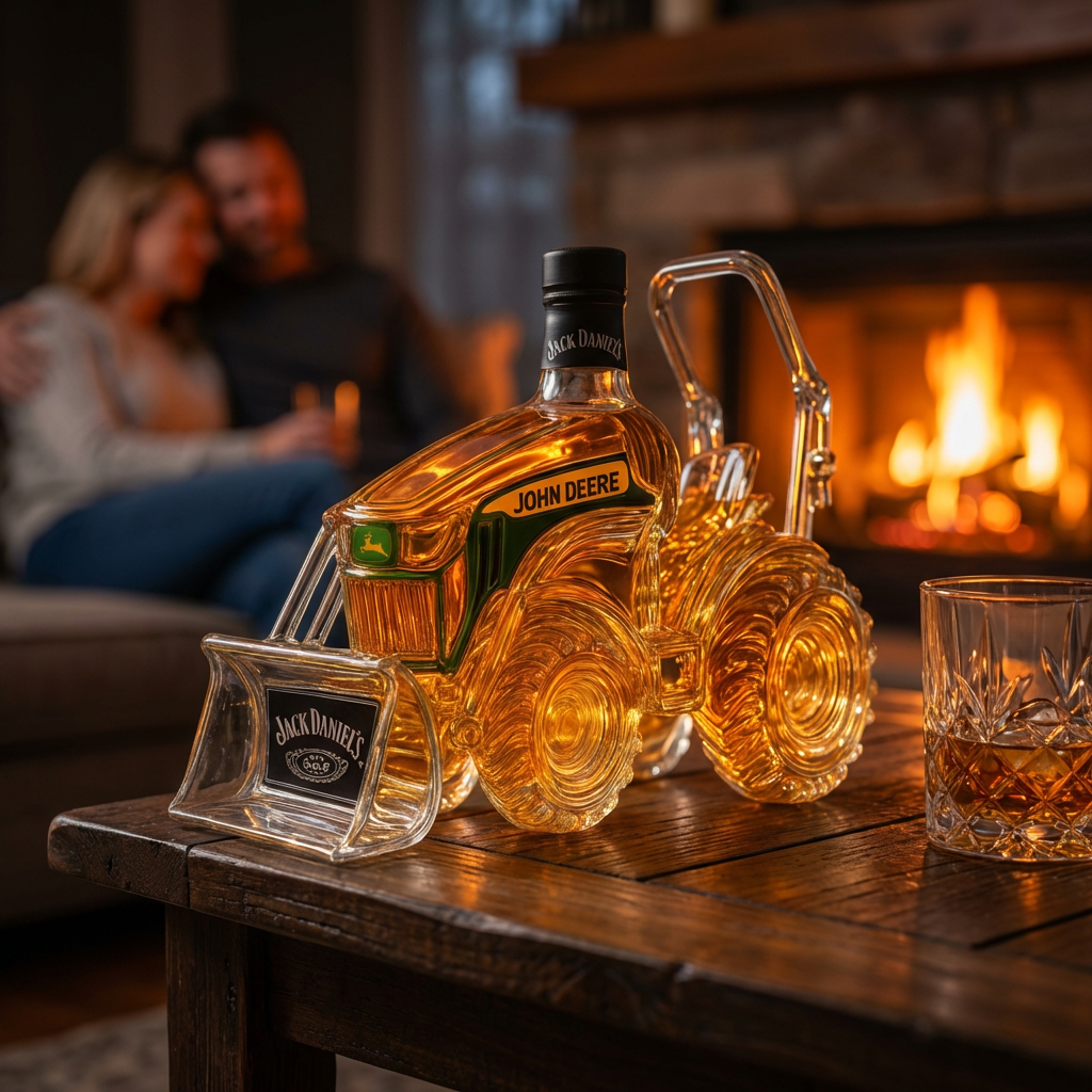 Whiskykaraffel – Traktor-udgave