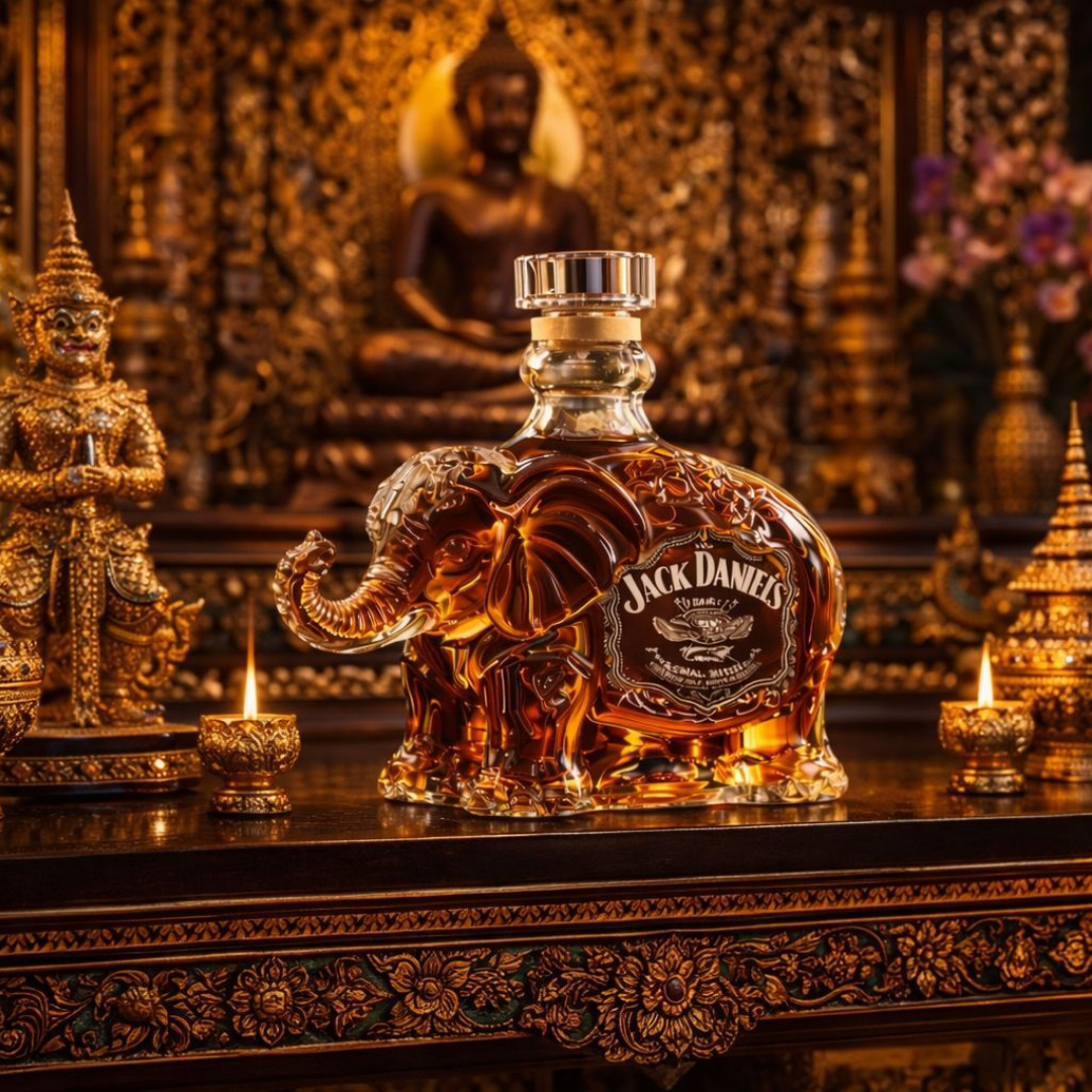 Whiskykaraffel – Elefant-udgave
