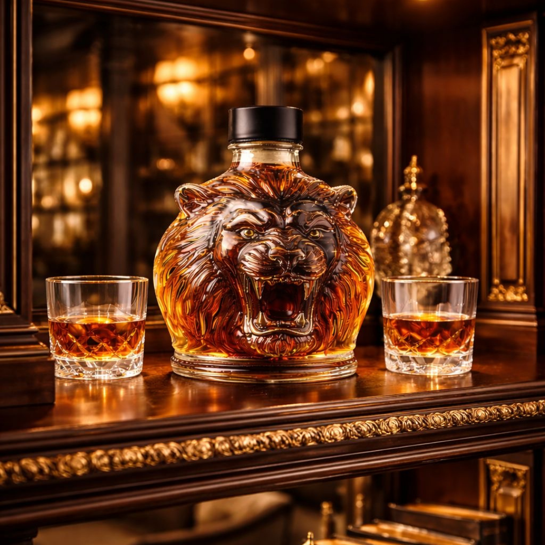 Whiskykaraffel – Løve-udgave