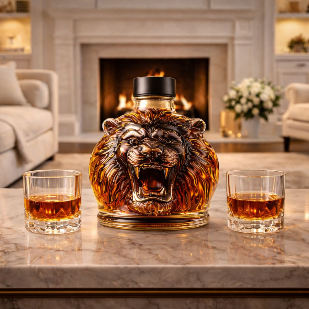 Whiskykaraffel – Løve-udgave
