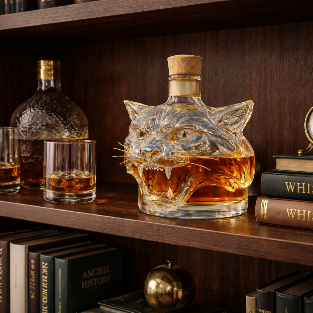 Whiskykaraffel – Tiger-udgave