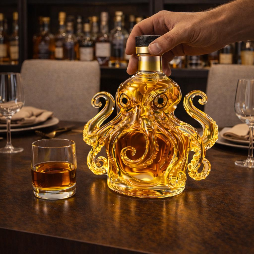 Whiskykaraffel – Blæksprutte-udgave