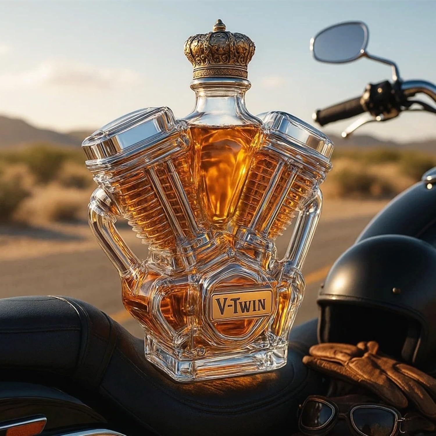 Whiskykaraffel – V-Twin-udgave