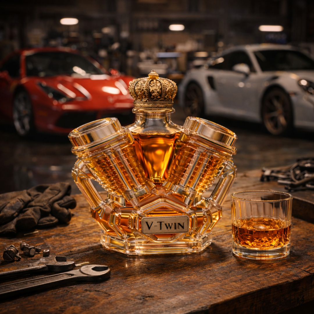 Whiskykaraffel – V-Twin-udgave