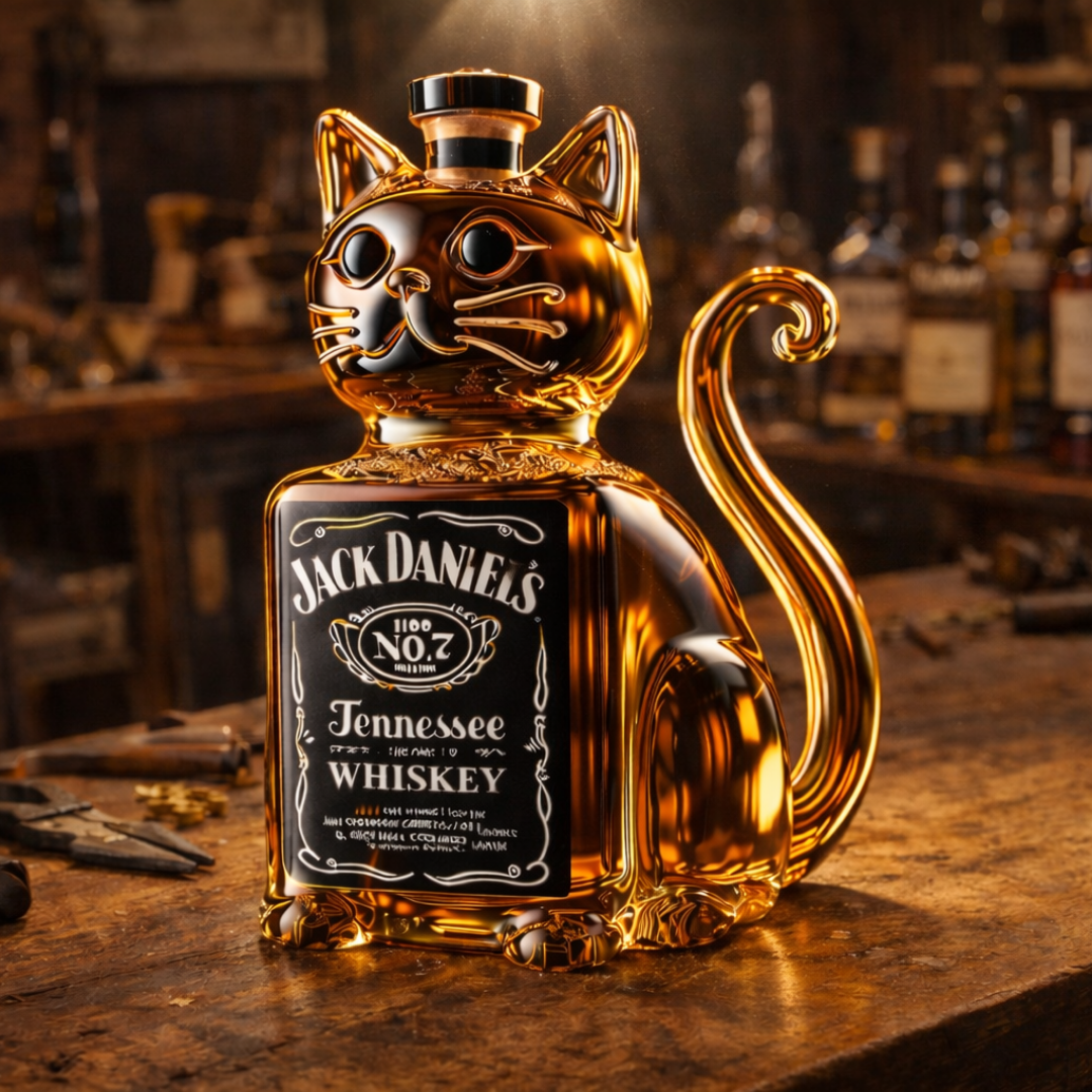 Whiskykaraffel – Katte-udgave