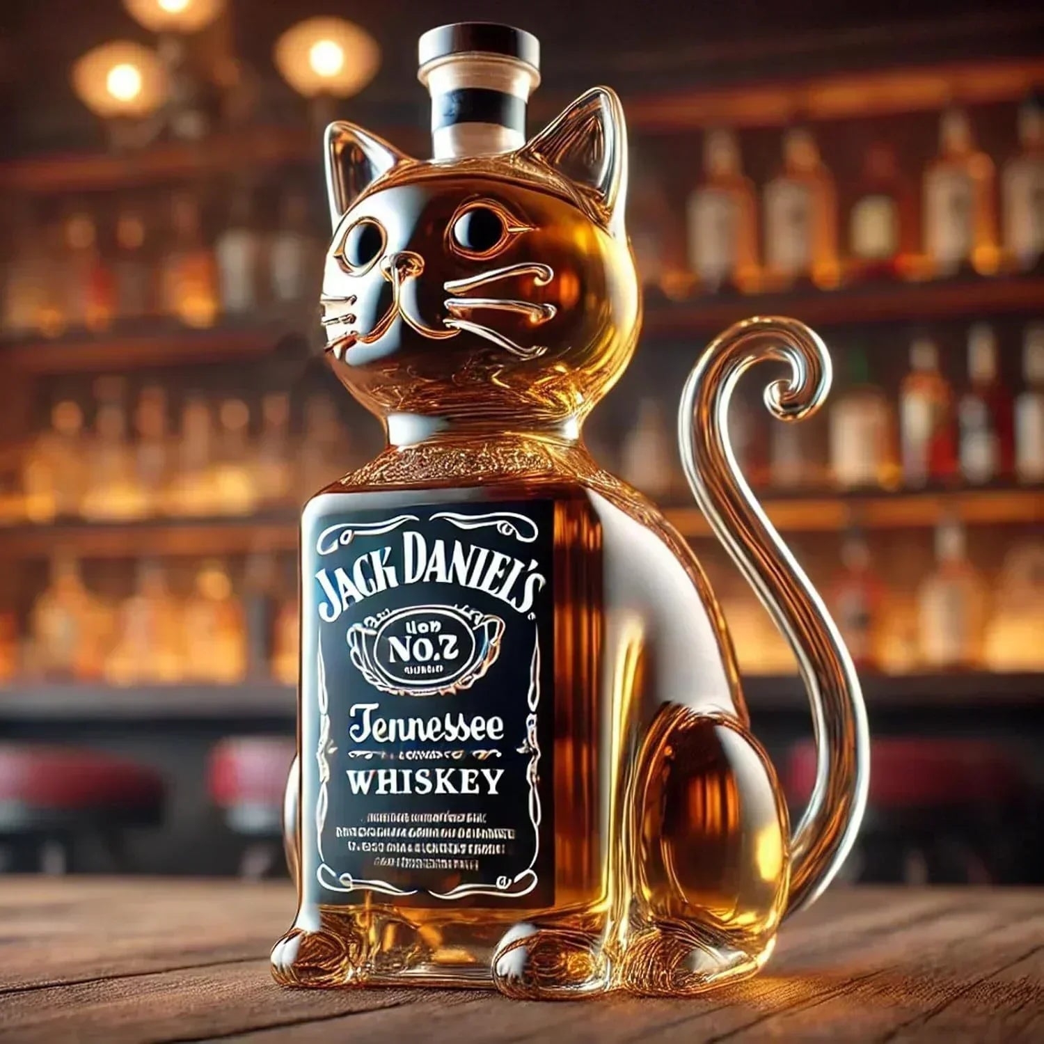 Whiskykaraffel – Katte-udgave