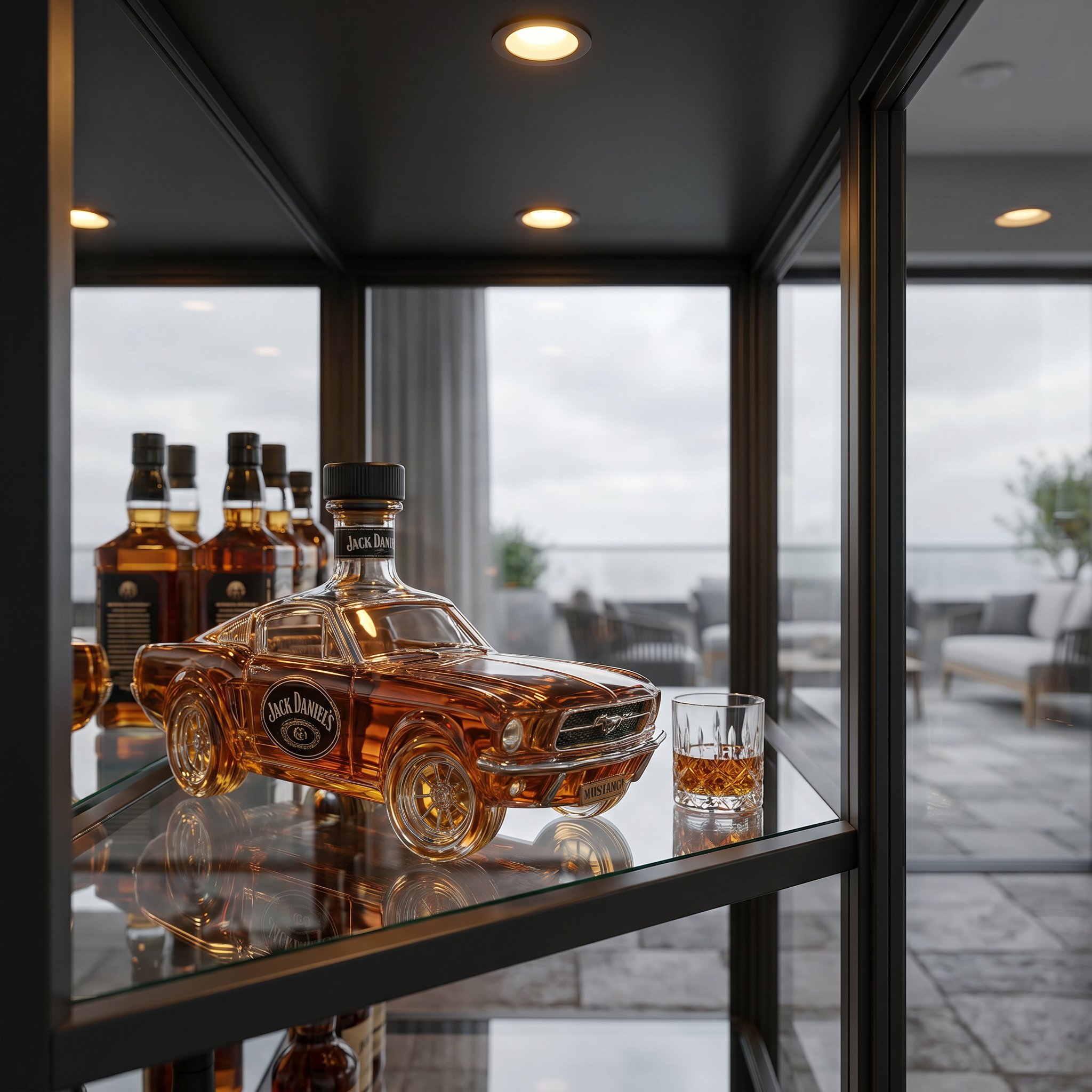 Whiskykaraffel – Mustang-udgave
