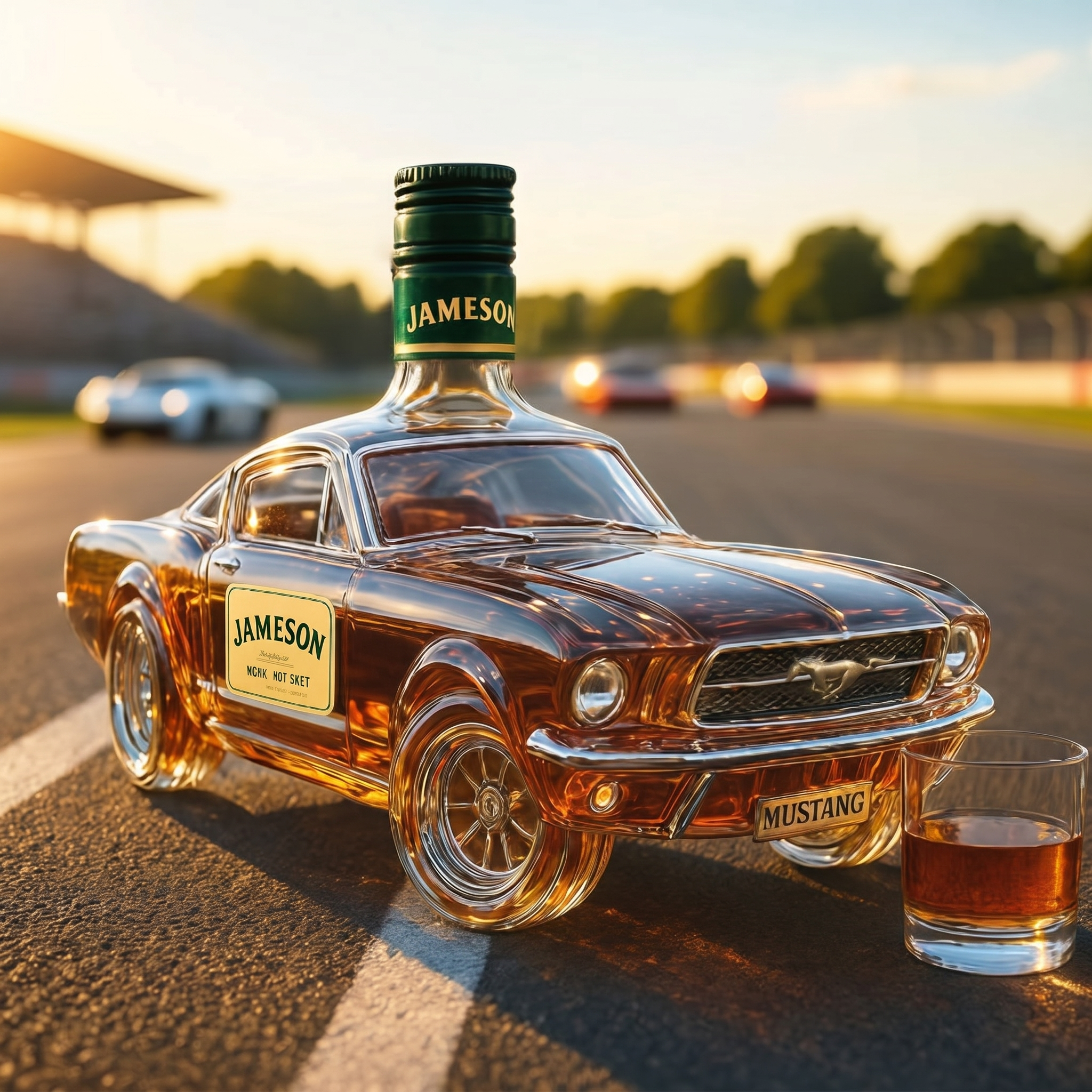 Whiskykaraffel – Mustang-udgave