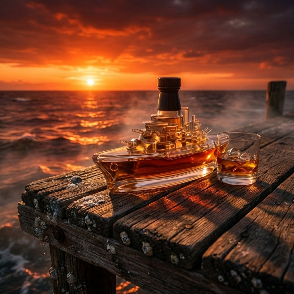 Whiskykaraffel – Marine-udgave