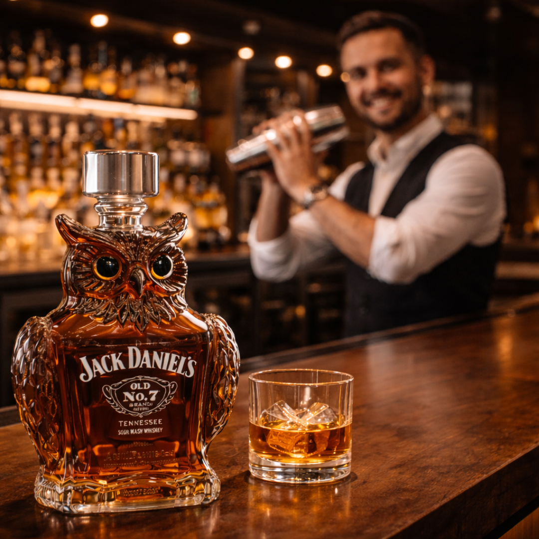 Whiskykaraffel – Ugle-udgave