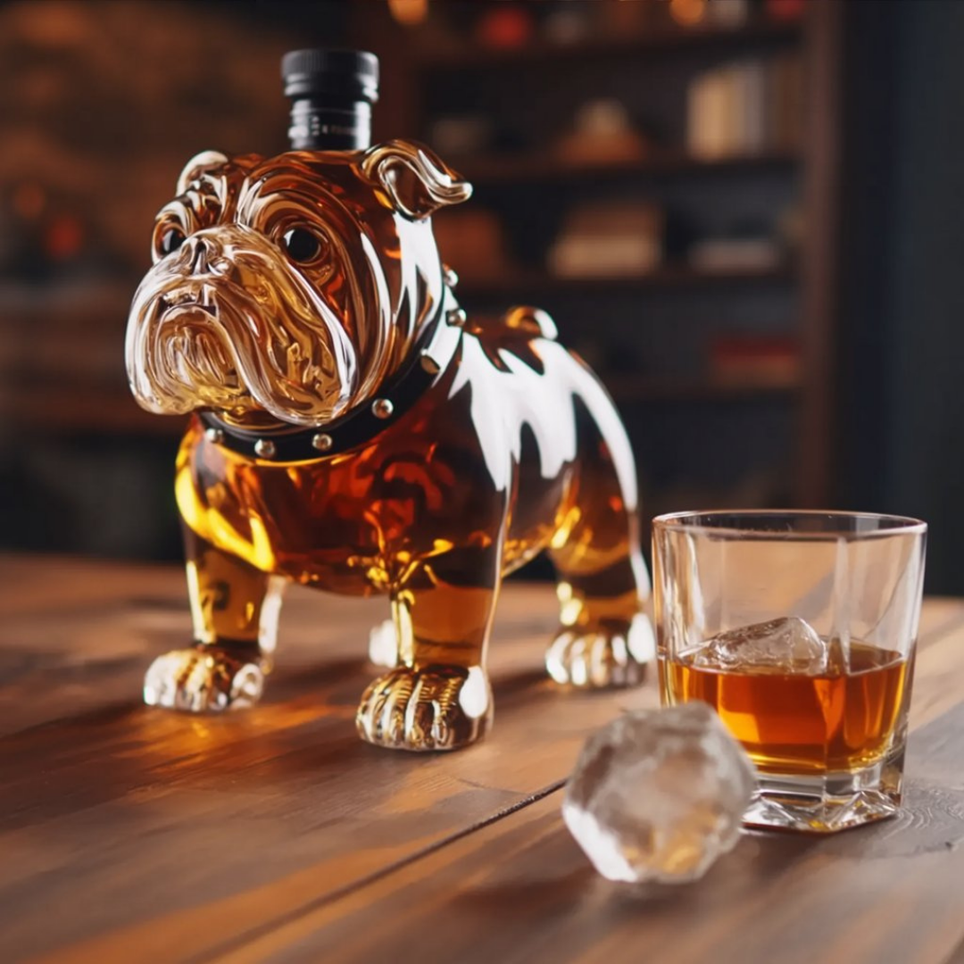 Whiskykaraffel – Bulldog-udgave