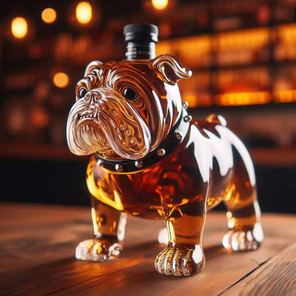 Whiskykaraffel – Bulldog-udgave