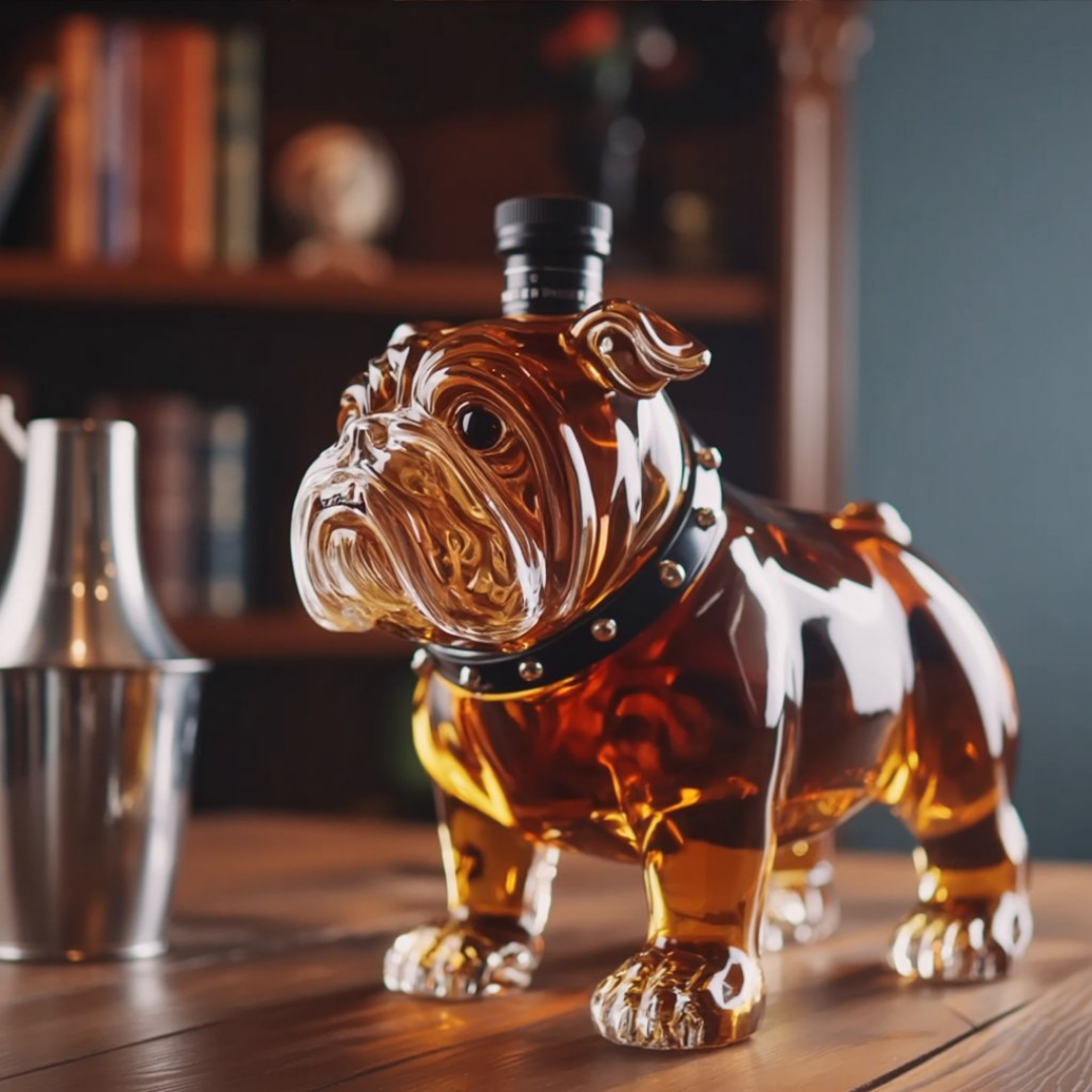 Whiskykaraffel – Bulldog-udgave