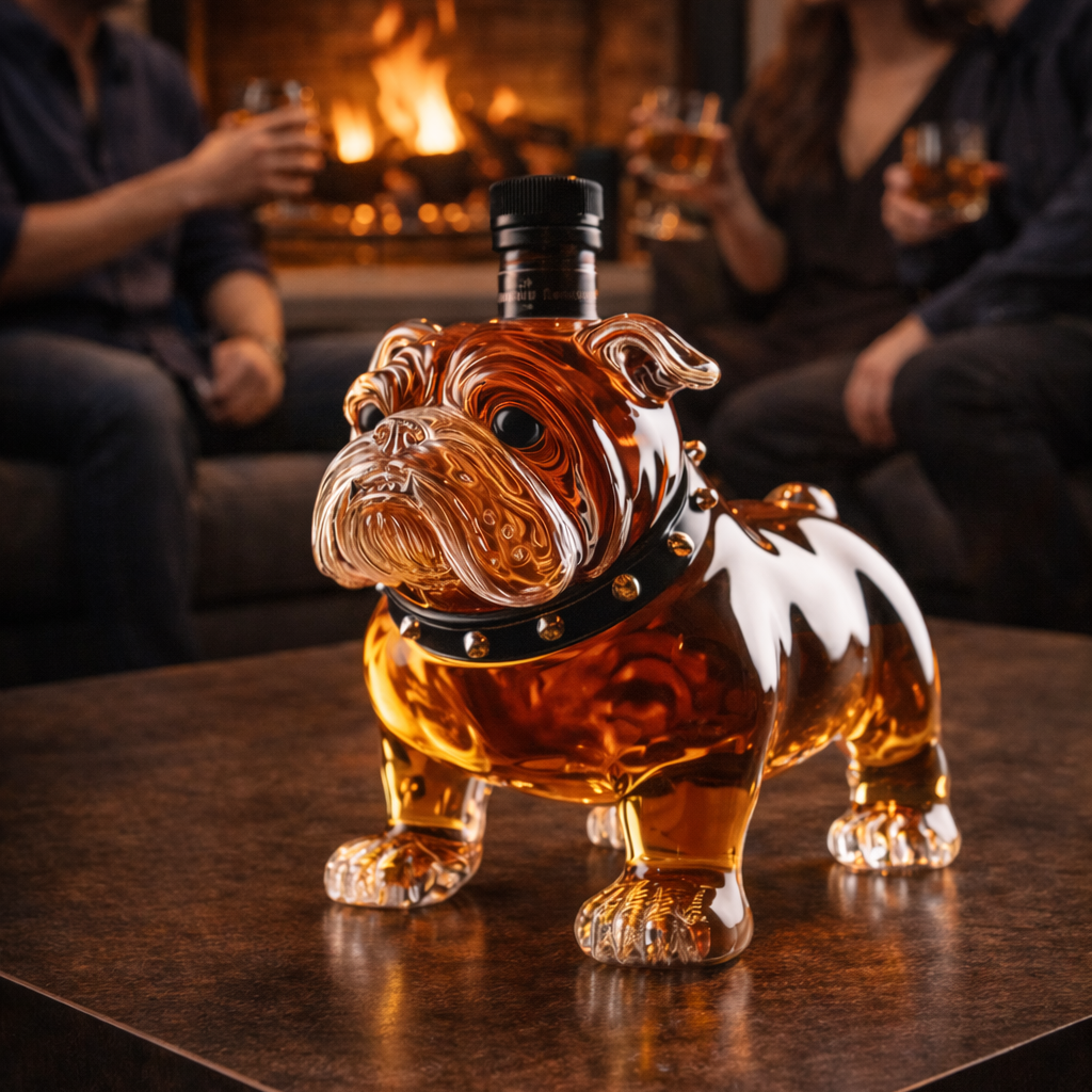 Whiskykaraffel – Bulldog-udgave