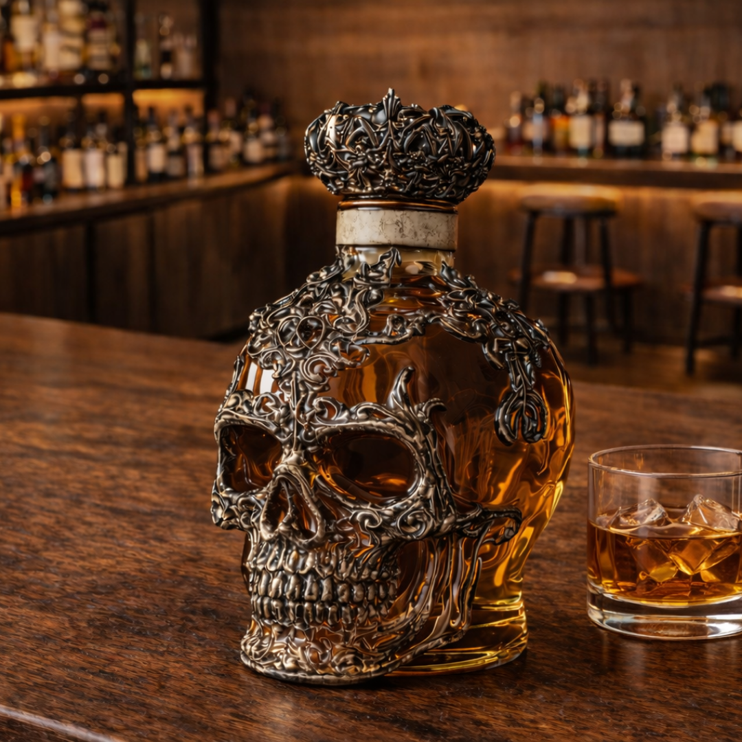 Whiskykaraffel – Kranie-udgave
