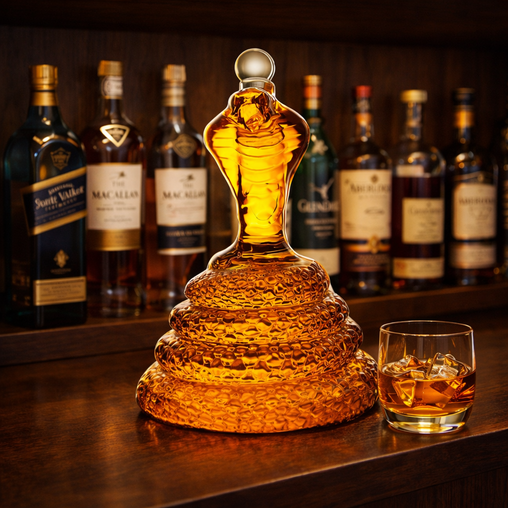 Whiskykaraffel – Kobra-udgave