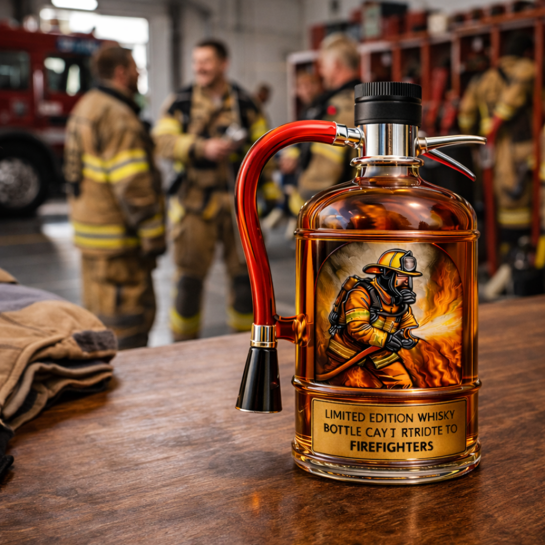 Whiskykaraffel – Brandslukker-udgave