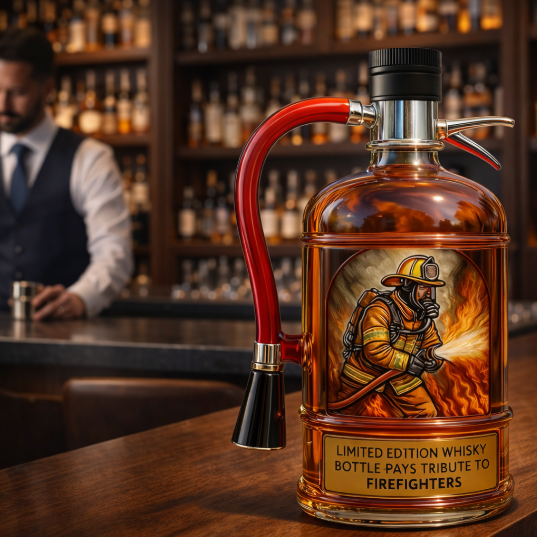 Whiskykaraffel – Brandslukker-udgave