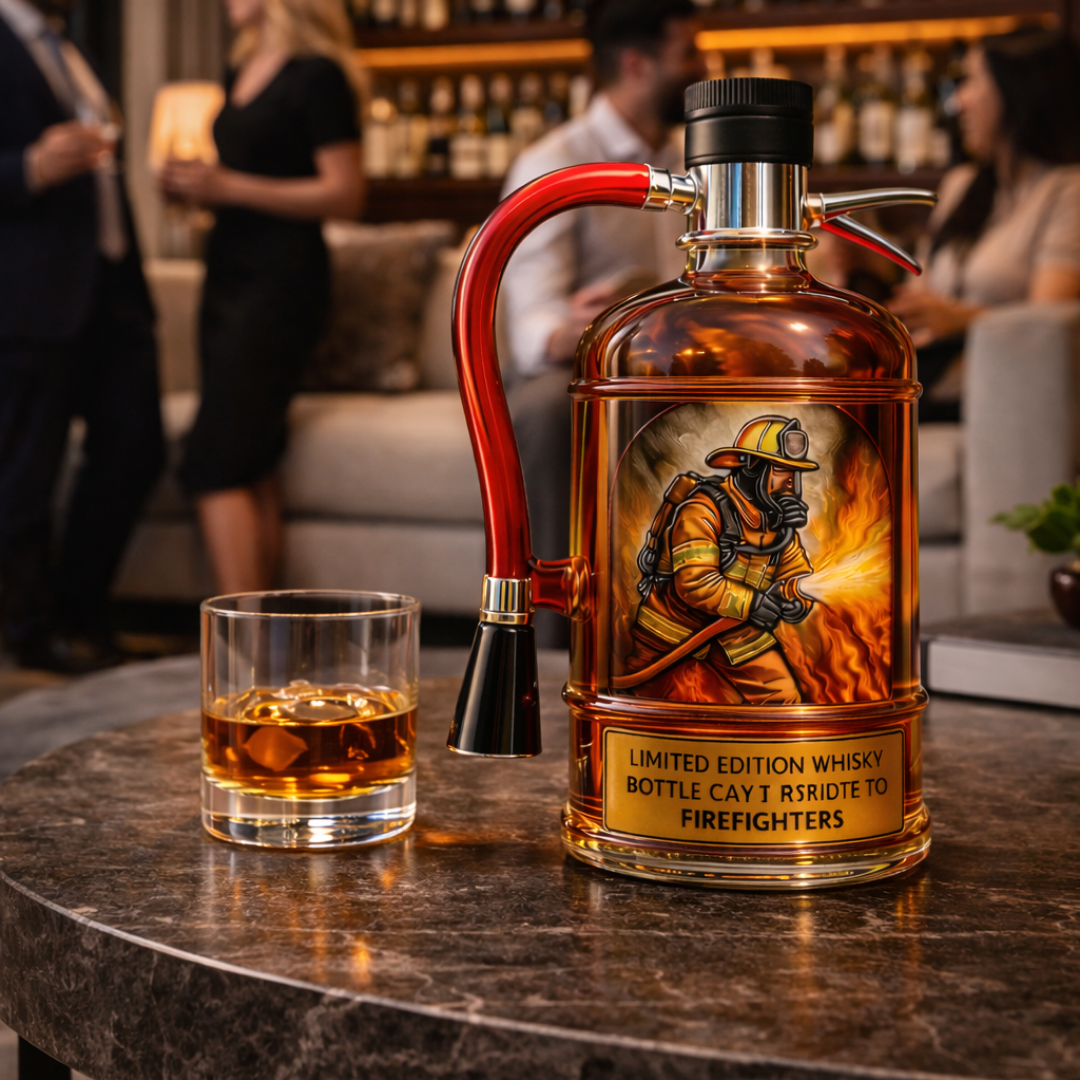 Whiskykaraffel – Brandslukker-udgave