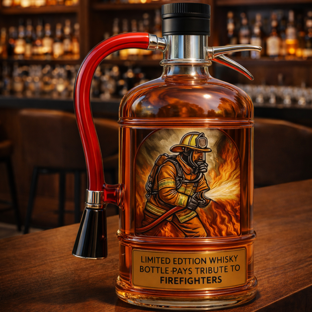 Whiskykaraffel – Brandslukker-udgave