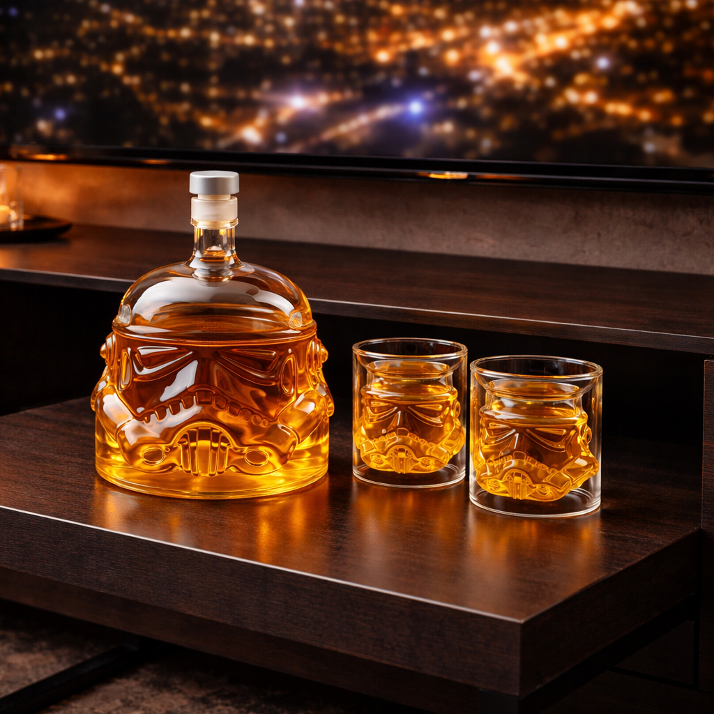 Whiskysæt – Karaffel og glas