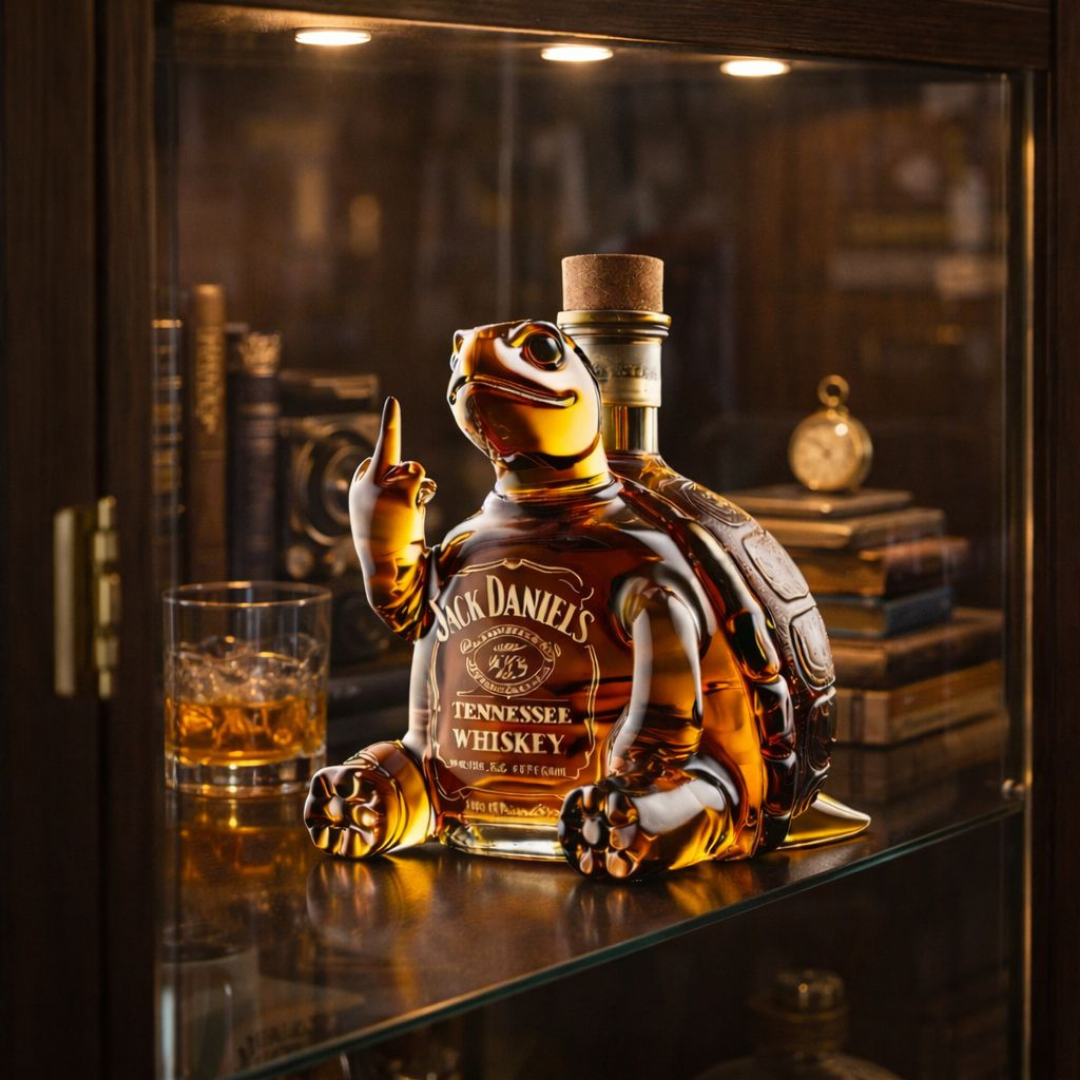 Whiskykaraffel – Skildpadde-udgave
