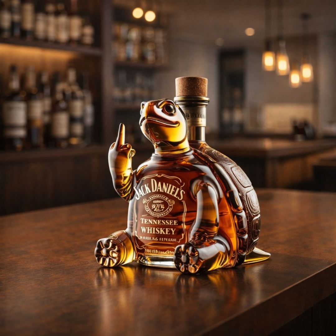 Whiskykaraffel – Skildpadde-udgave