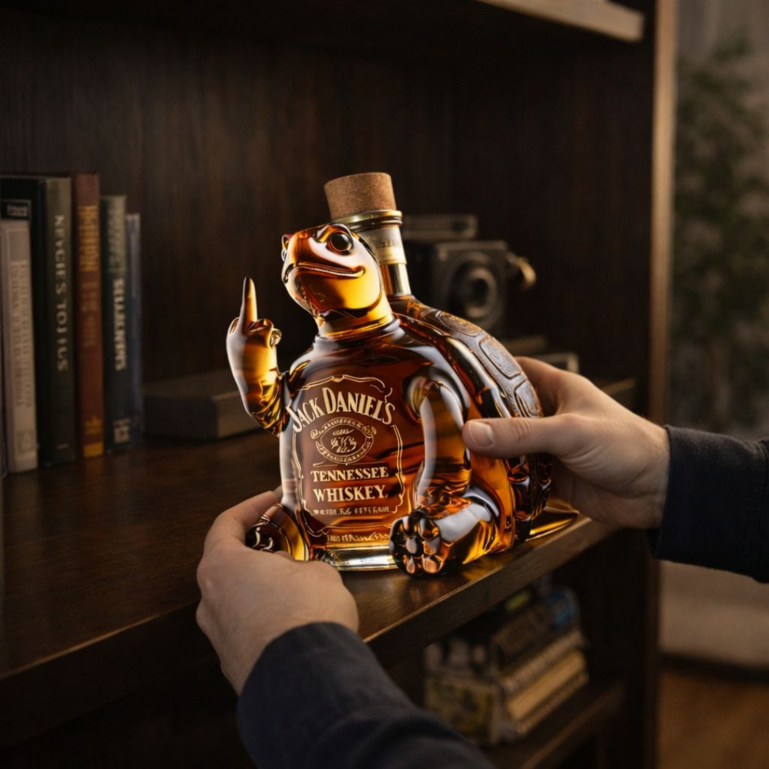 Whiskykaraffel – Skildpadde-udgave