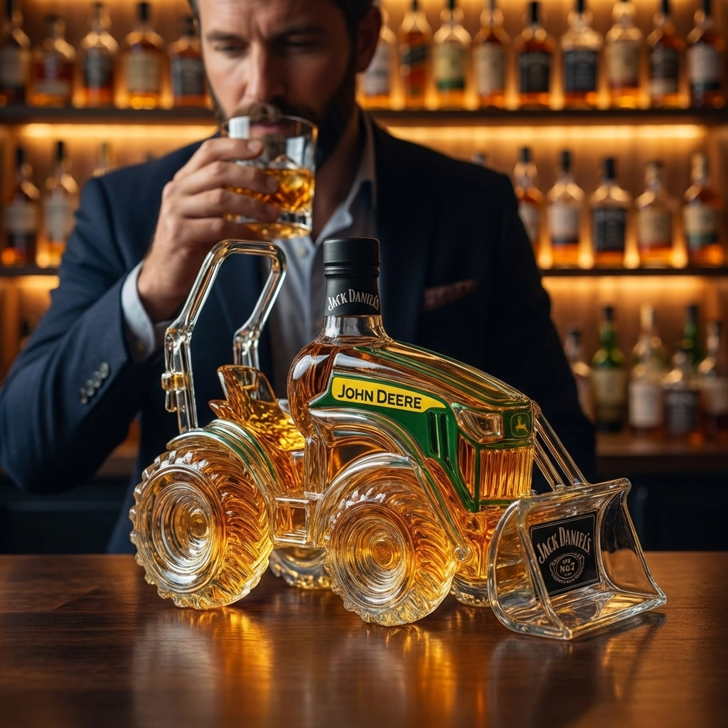 Whiskykaraffel – Traktor-udgave