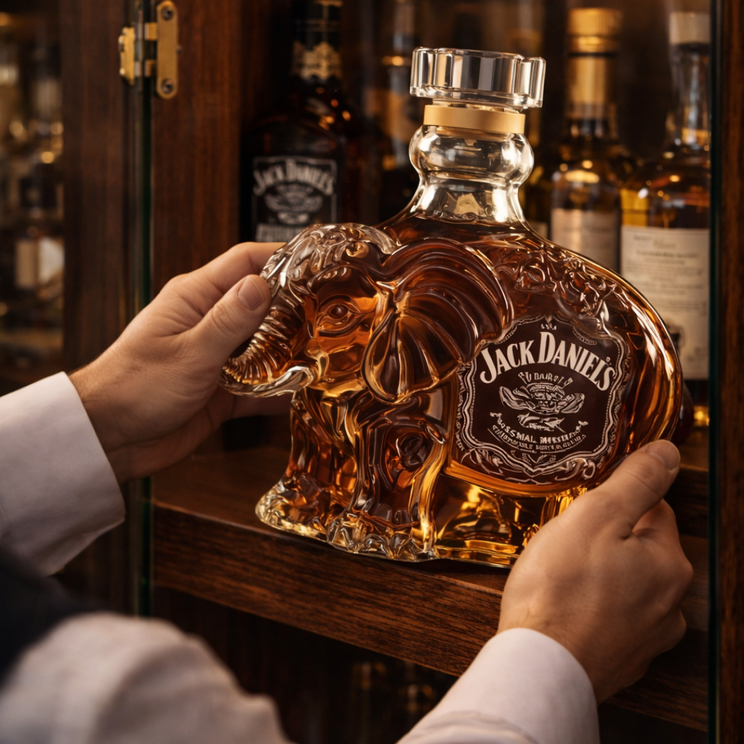 Whiskykaraffel – Elefant-udgave