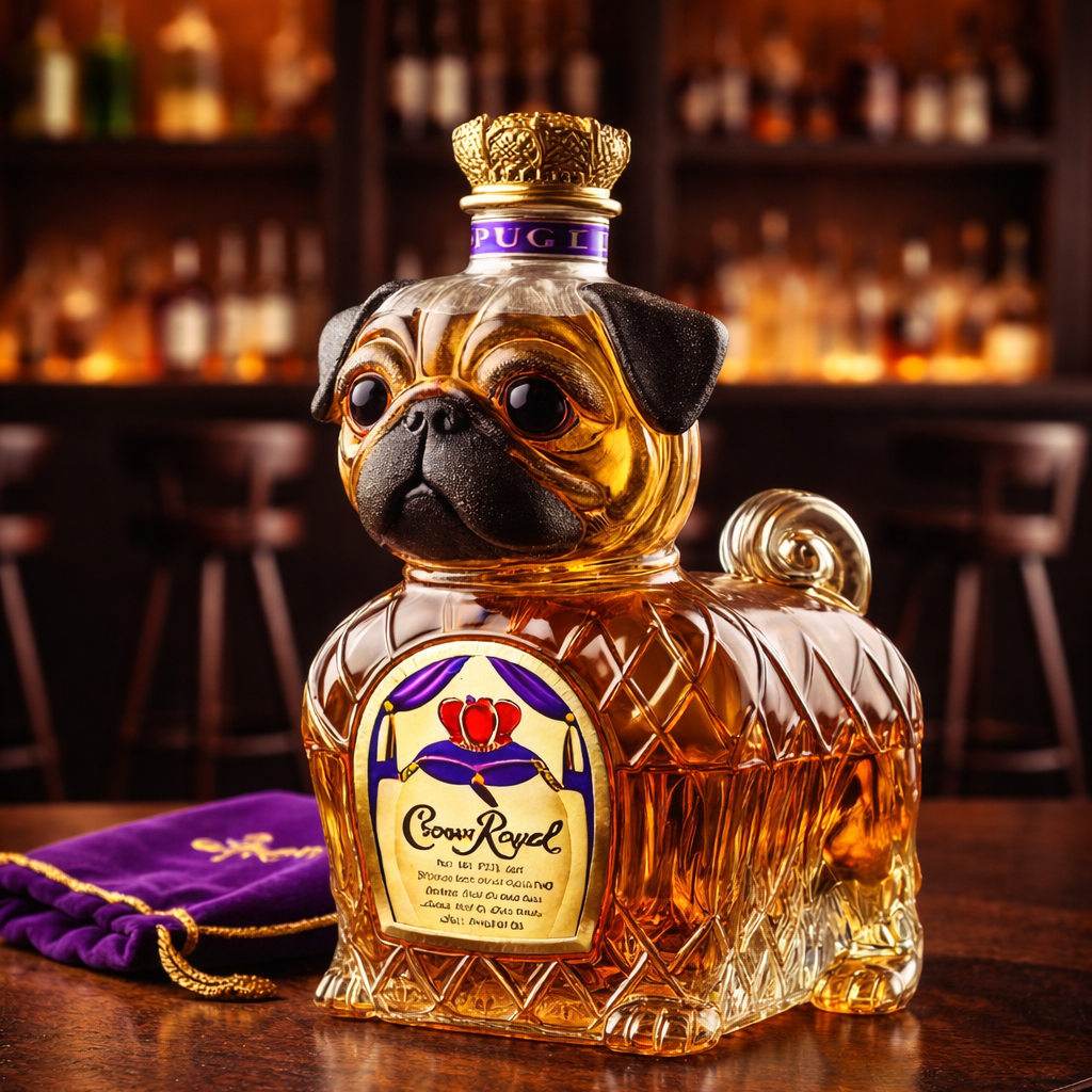 Whiskykaraffel – Fransk bulldog-udgave