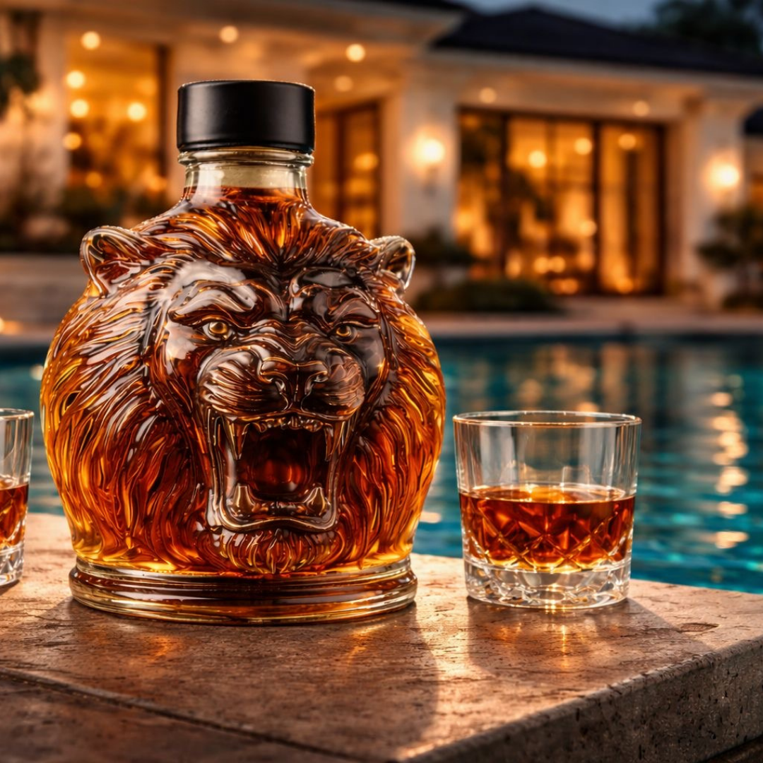 Whiskykaraffel – Løve-udgave