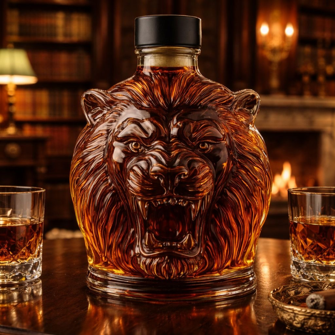 Whiskykaraffel – Løve-udgave