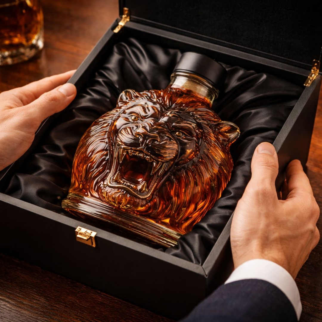Whiskykaraffel – Løve-udgave