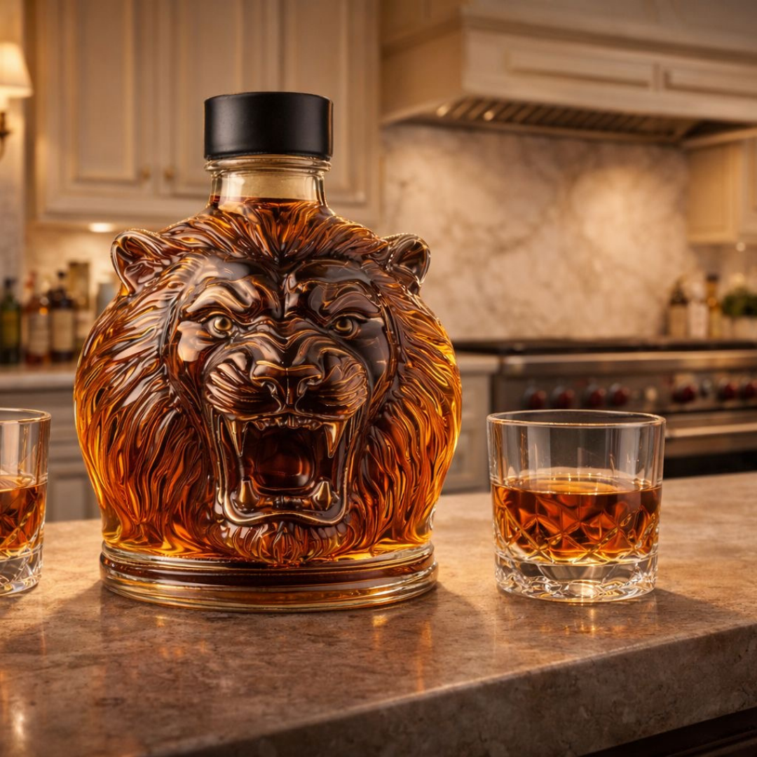 Whiskykaraffel – Løve-udgave