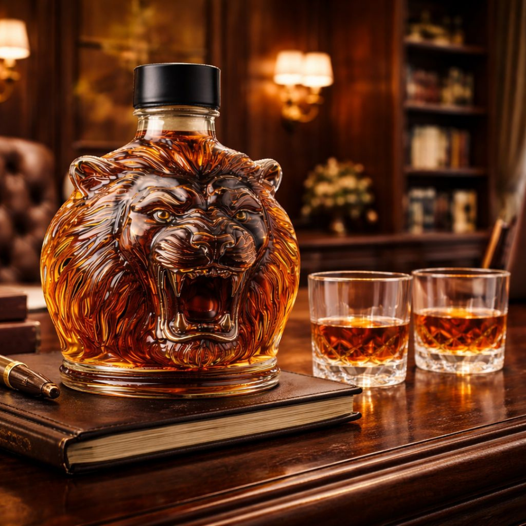 Whiskykaraffel – Løve-udgave