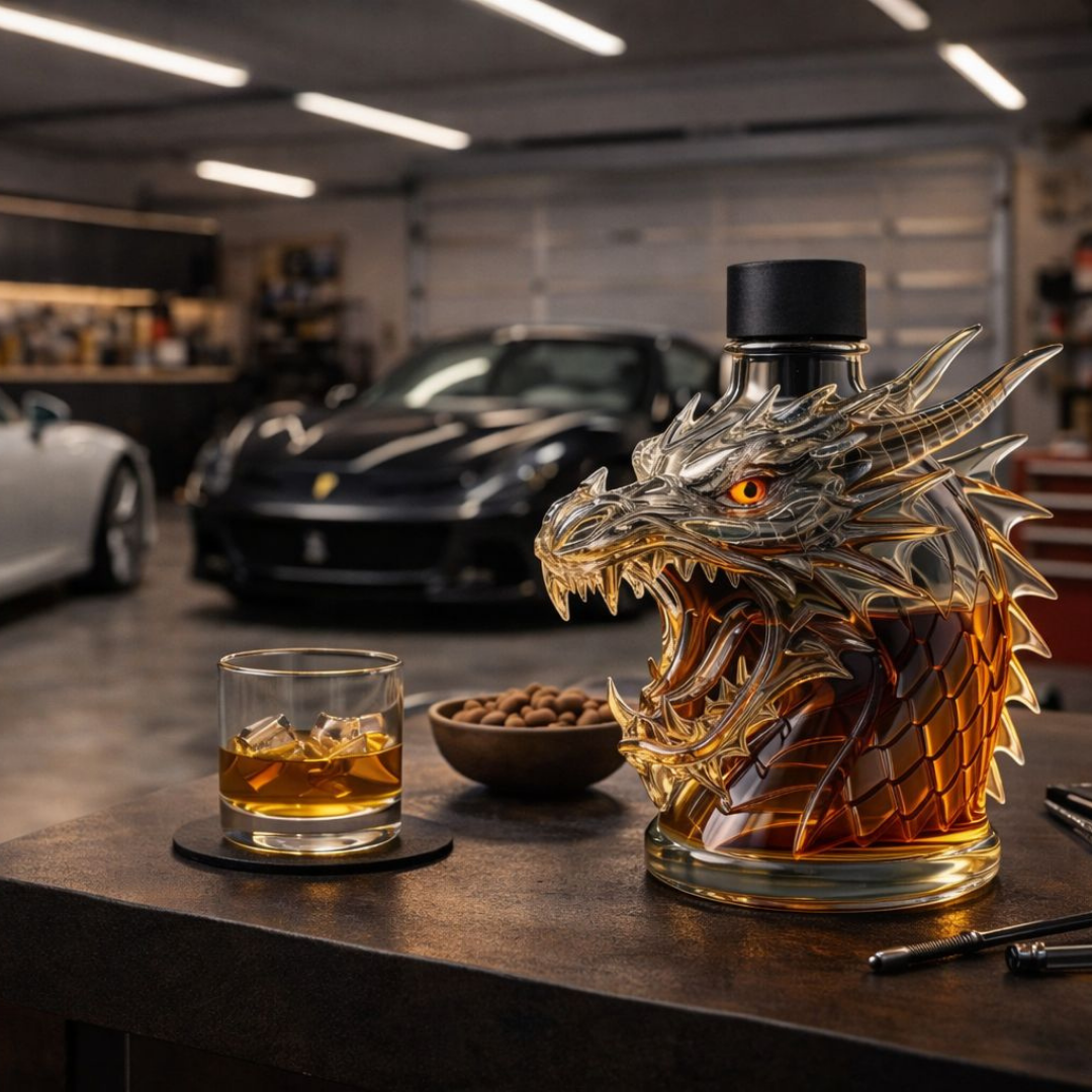 Whiskykaraffel – Drage-udgave