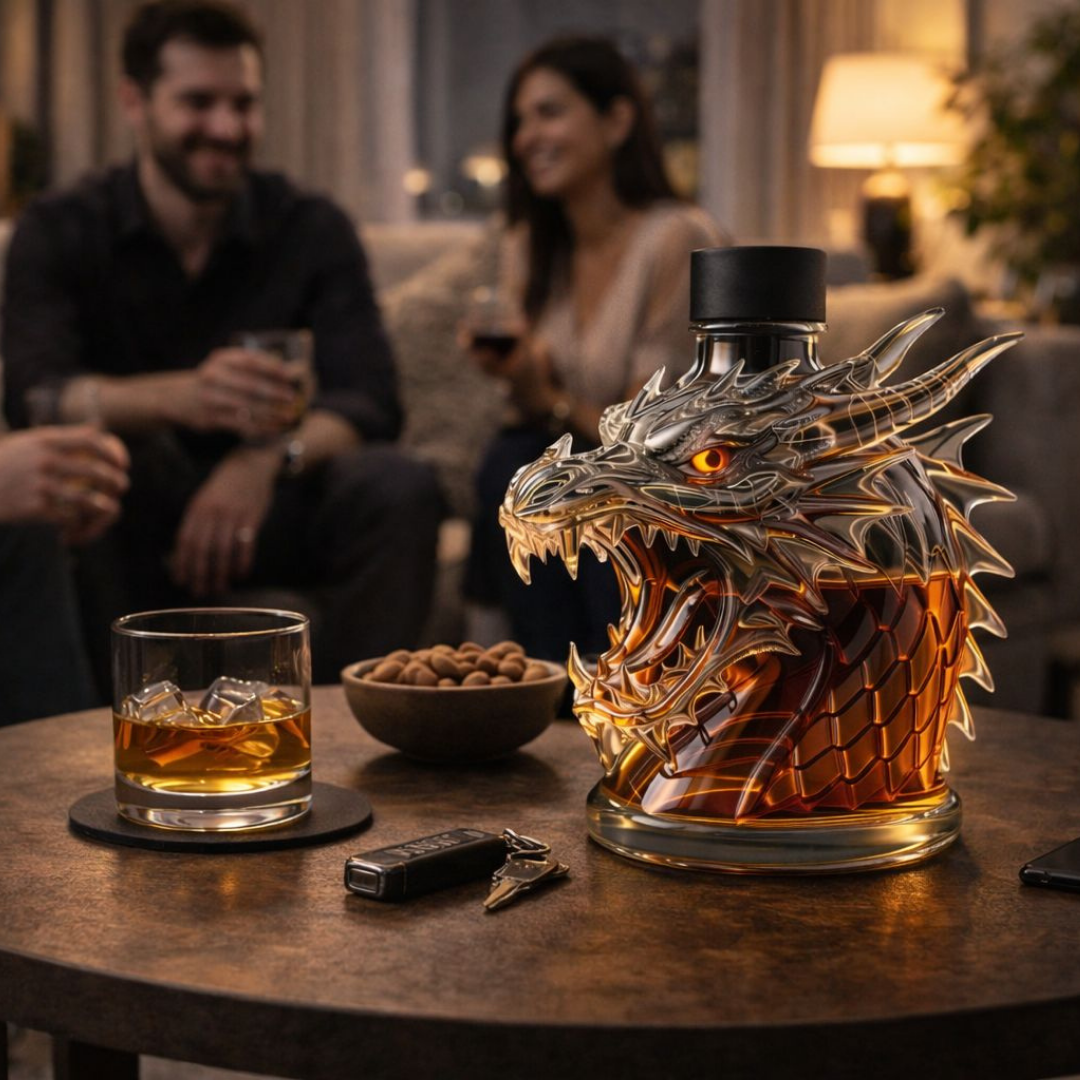 Whiskykaraffel – Drage-udgave