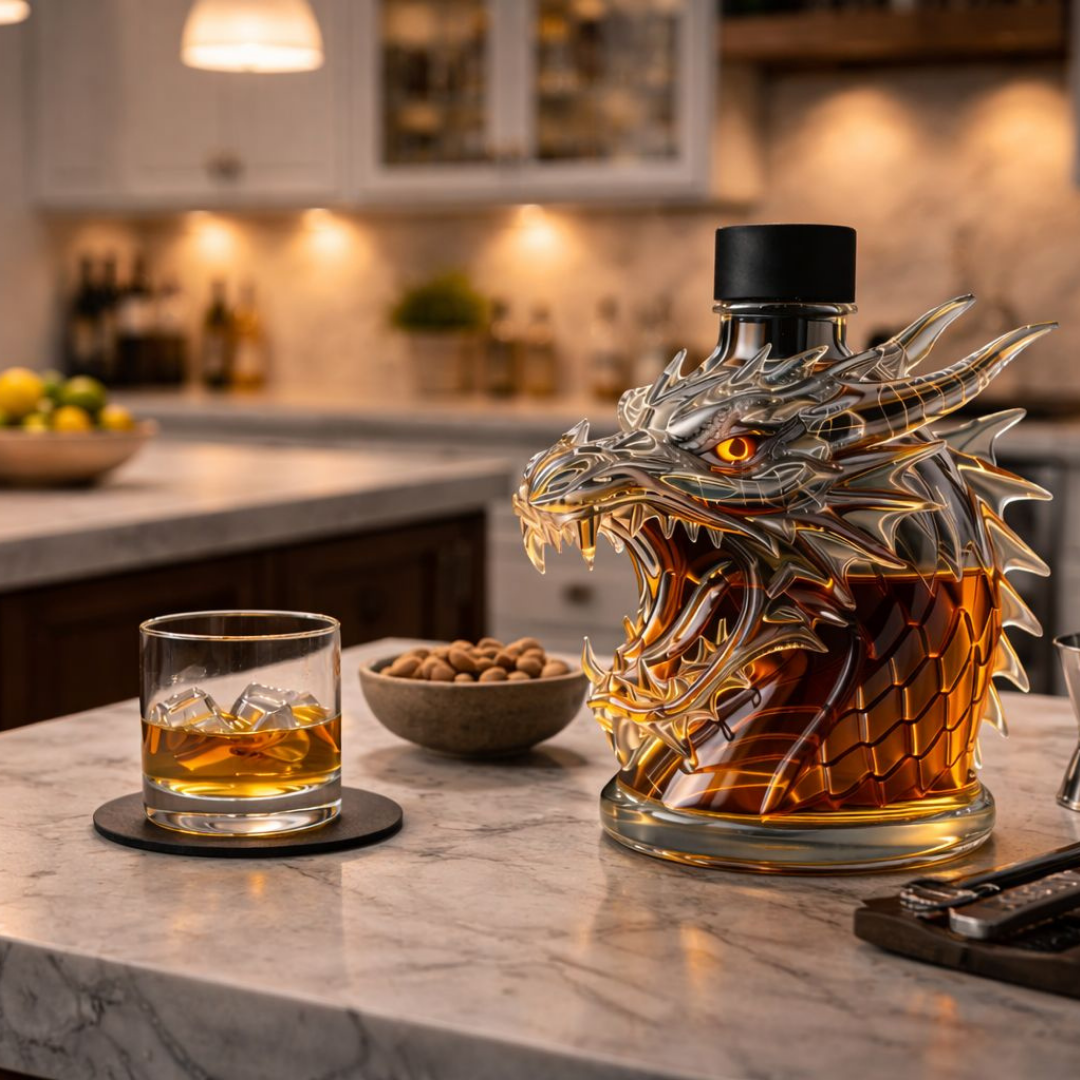 Whiskykaraffel – Drage-udgave